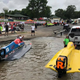 Illustration for article titled A record number of F1 boats onsite this weekend at Port Neches, TX for the NGK F1 Powerboat Series opener